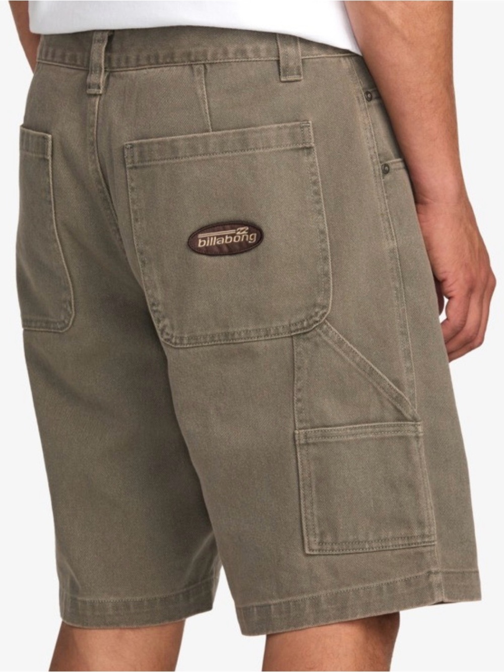 Billabong big dogs Men's Olive Workwear Carpenter Shorts